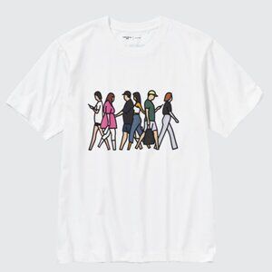 NWOT Uniqlo PEACE FOR ALL T-SHIRT | JULIAN OPIE - S